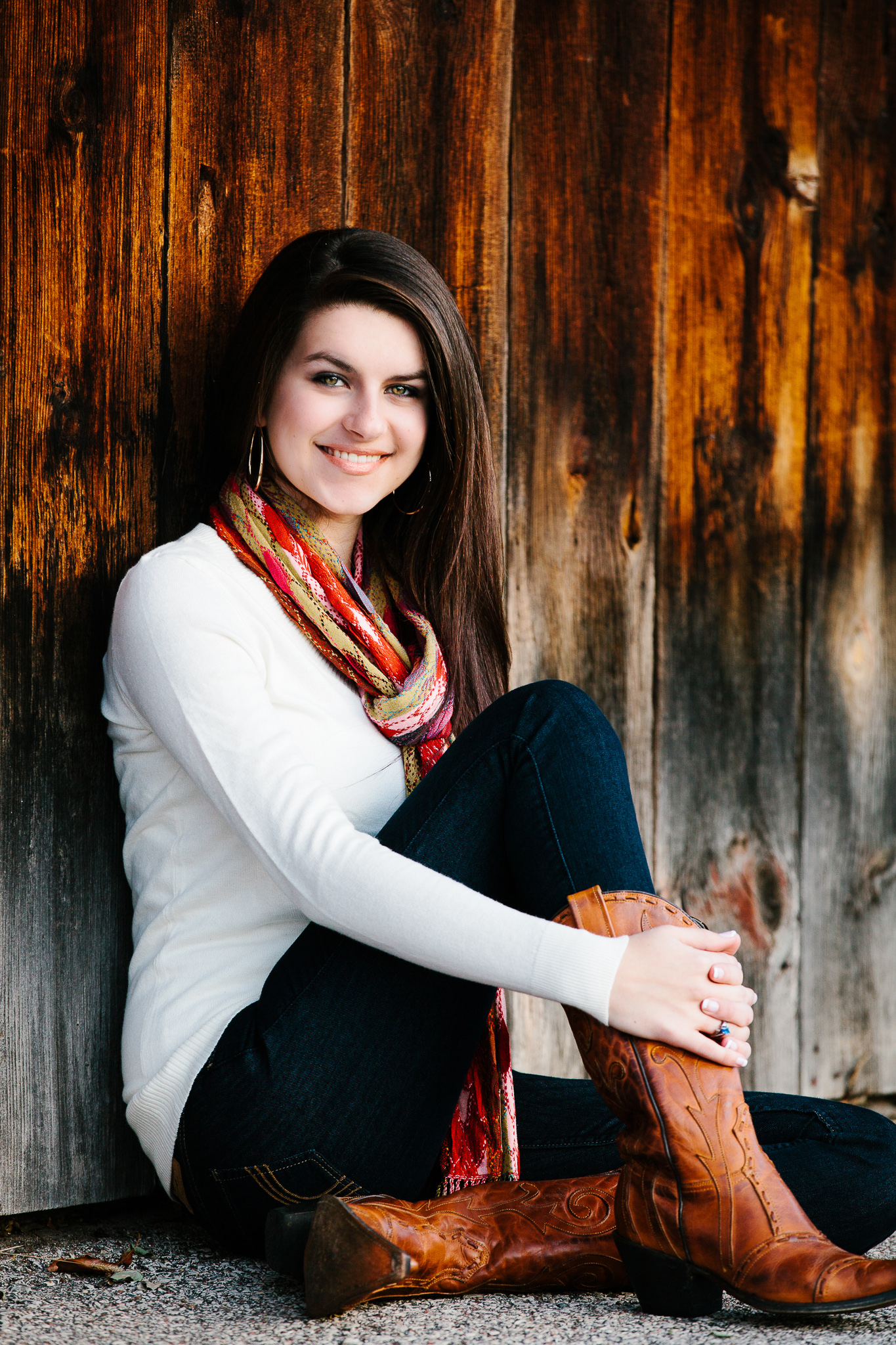 Red mill senior picture by rustic wood photo