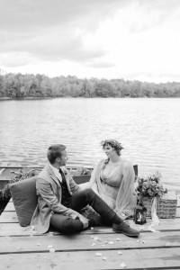 Camp Wedding Tent Lake Canoe Bride Groom Water photos